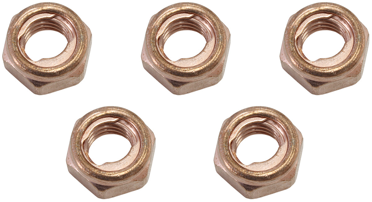 Copper Turbo Nut Kit M8 x 1.25mm  5 Pack