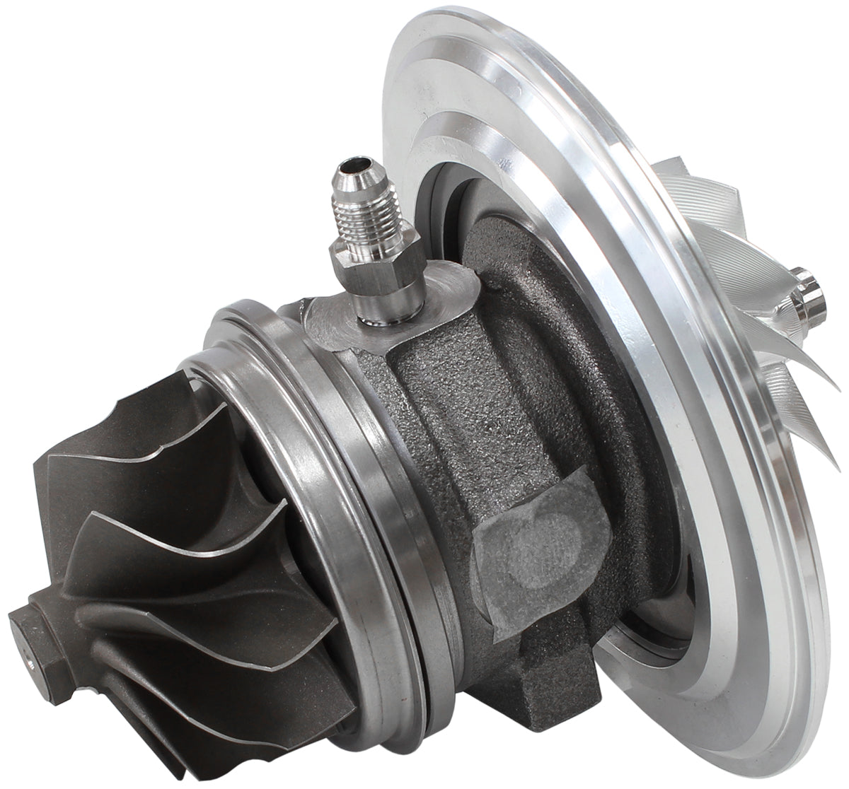 BOOSTED 6662 Turbocharger Core Only  Dual Ball Bearing, Reverse Rotation, No Housing