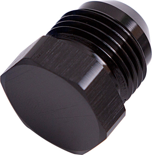 AN Flare Plug -4AN   Black Finish