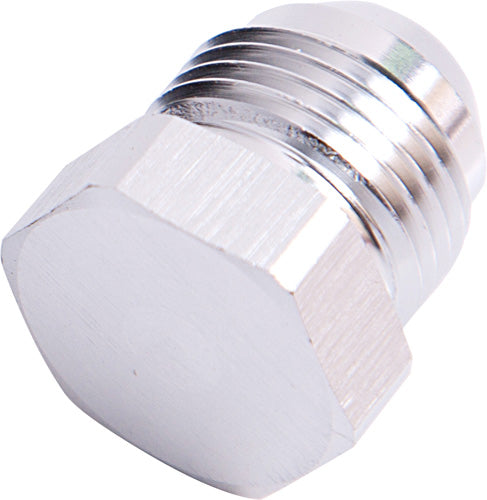 AN Flare Plug -12AN   Silver Finish