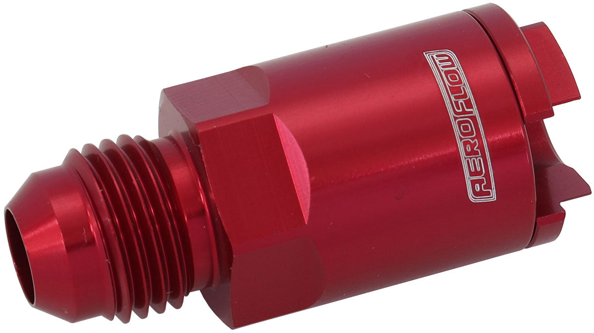 Push-On EFI Fuel Fitting 5/16" Return Side  Red Finish