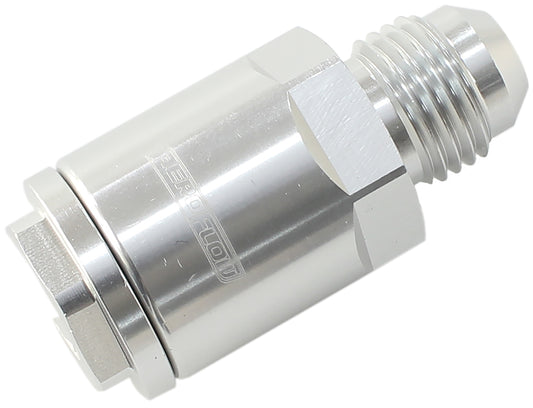 Push-On EFI Fuel Fitting 5/16" Return Side   Silver Finish
