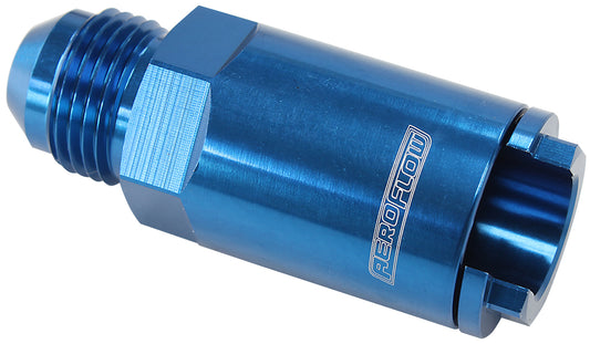Push-On EFI Fitting -8AN with 1/2" Push-On  Blue Finish