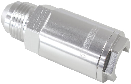 Push-On EFI Fitting -8AN with 1/2" Push-On  Silver Finish