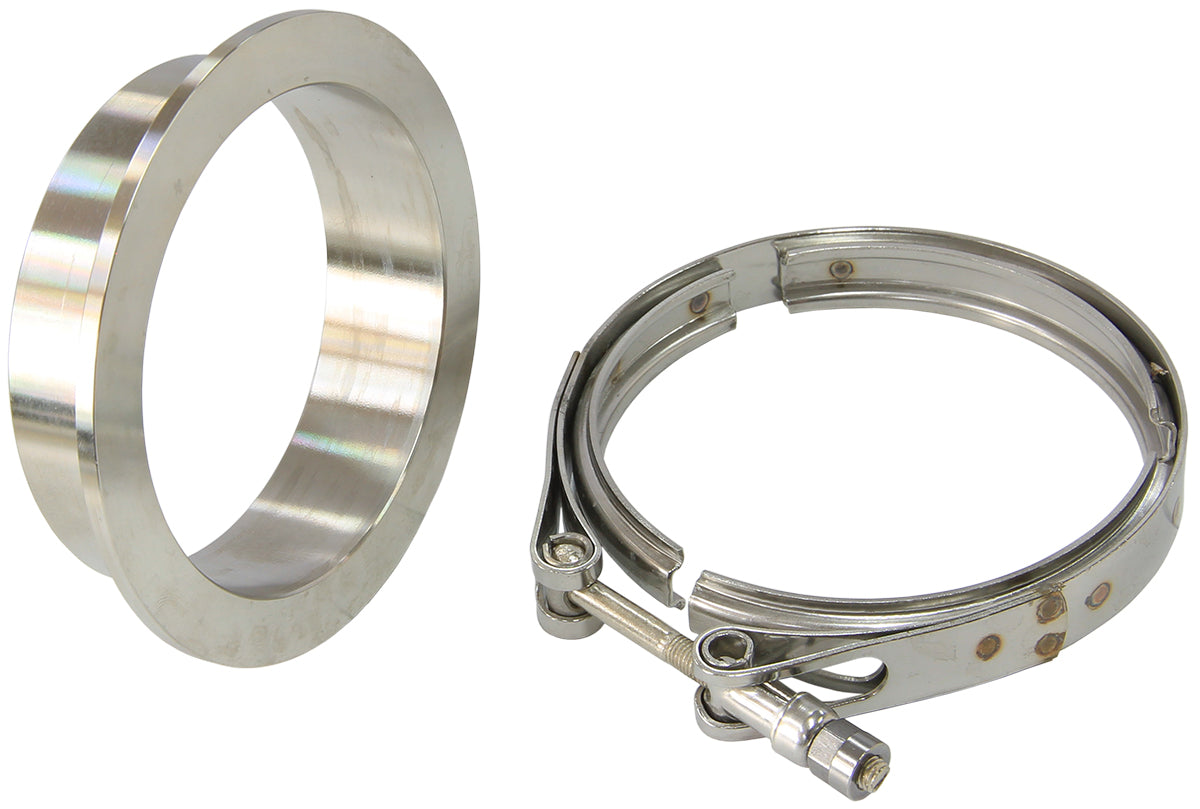 Boosted Turbine Outlet4.61" O.D Stainless SteelV-Band Kit  Suit Boosted 6270 Up To 8888 Turbochargers