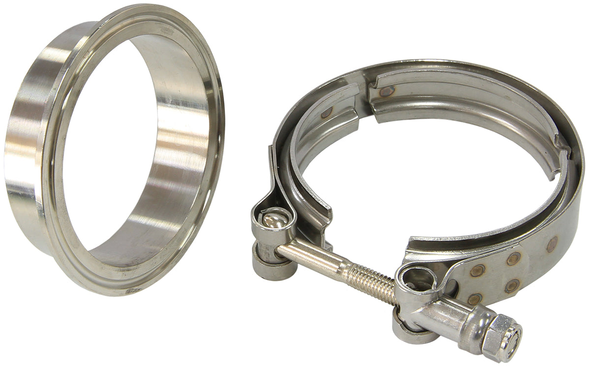 Boosted Turbine Outlet3.62" O.D Stainless SteelV-Band Kit  Suit Boosted 6766 Turbochargers