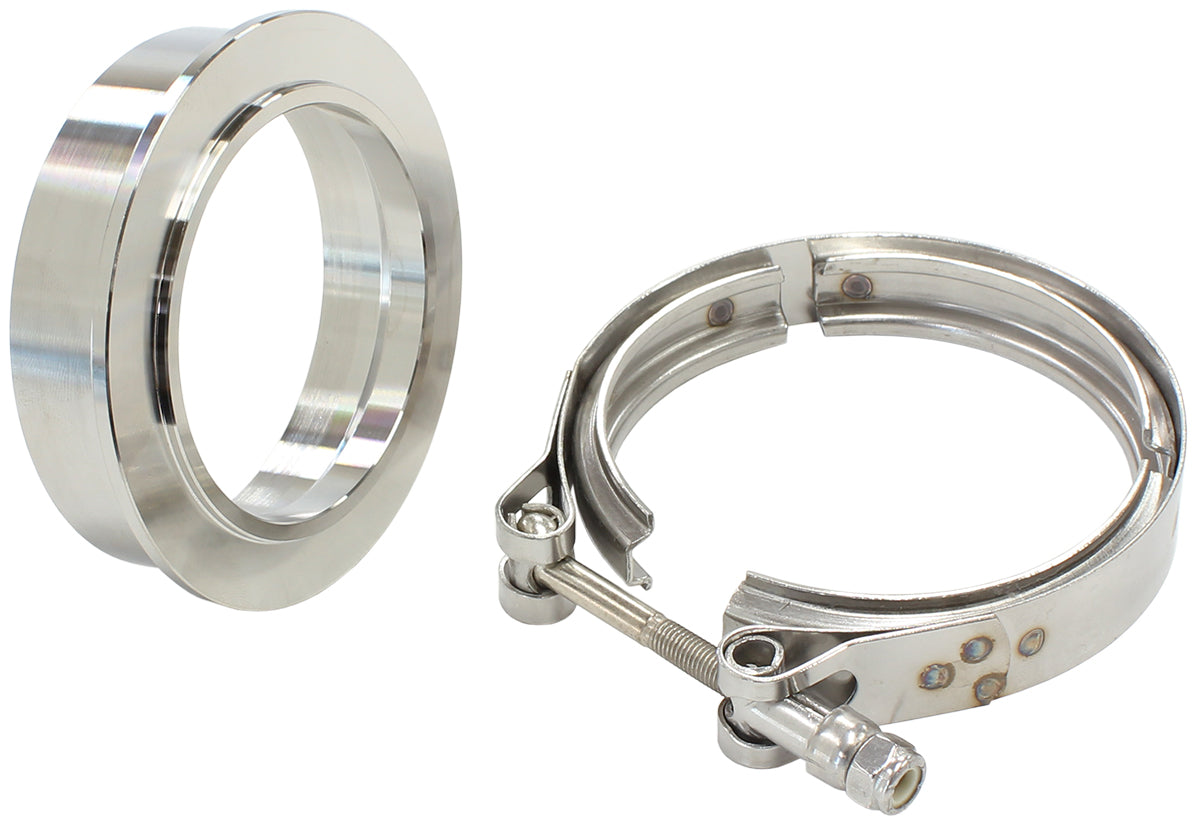 Boosted Turbine Inlet 3.79" O.D Stainless SteelV-Band Kit  Suit Boosted 7588 & 8888 Dual V-Band Turbochargers