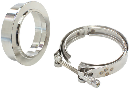 Boosted Turbine Inlet 3.79" O.D Stainless SteelV-Band Kit  Suit Boosted 7588 & 8888 Dual V-Band Turbochargers