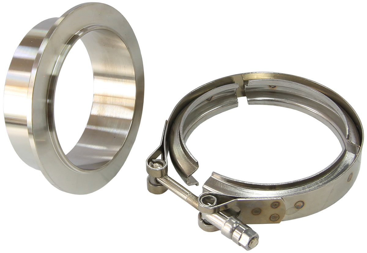 Boosted Compressor Outlet 4.24" O.D Stainless Steel V-Band Kit  Suit Boosted7075, 7675, 7975 & 8077 Turbochargers