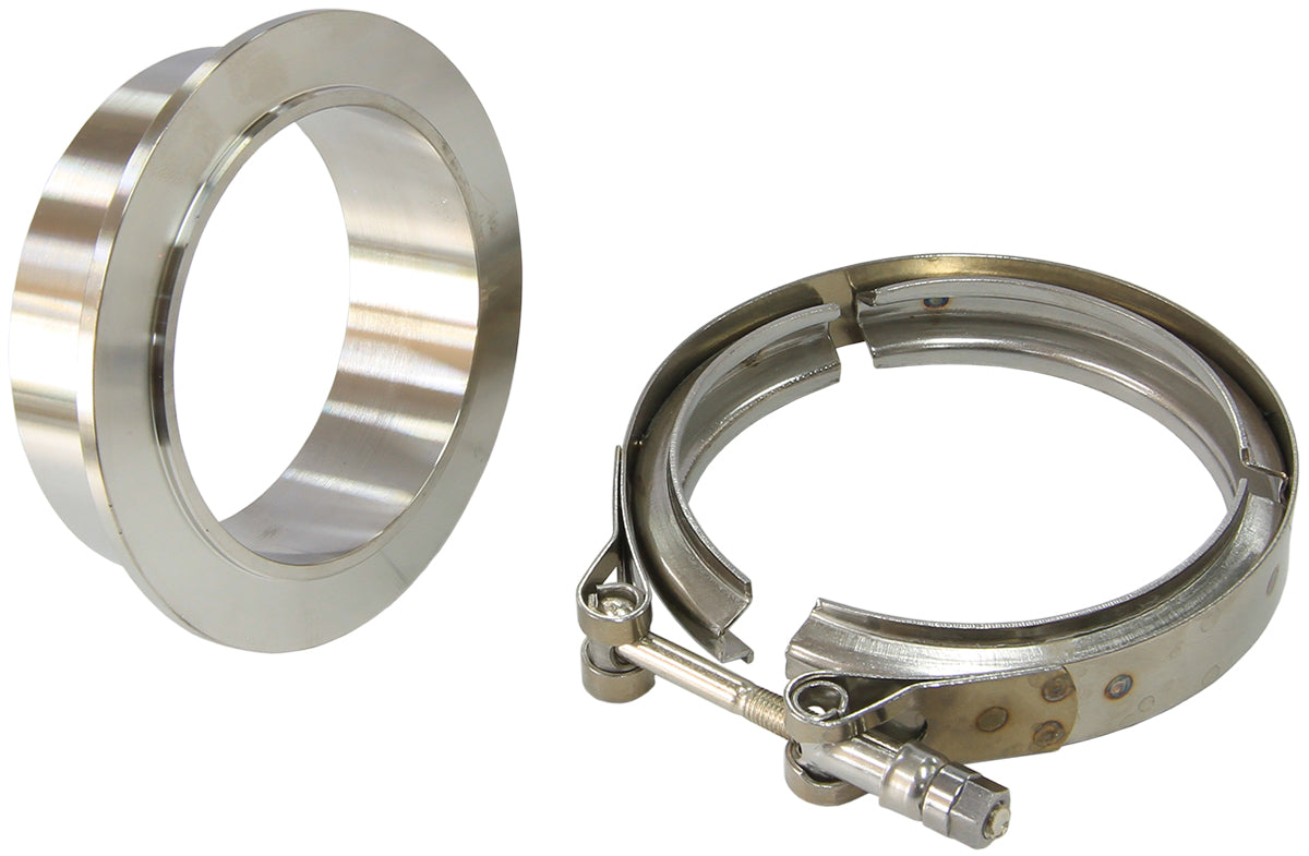 Boosted Compressor Outlet 4.25" O.D Stainless Steel V-Band Kit  Suit Boosted94102, 98102, 102102 & 106102 Turbochargers