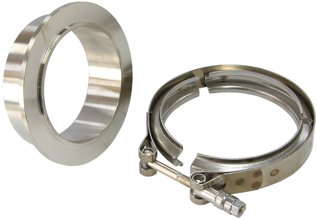 Boosted Compressor Outlet 4.21" O.D Stainless Steel V-Band Kit  Suit Boosted7075, 7675, 7975 & 8077 Turbochargers