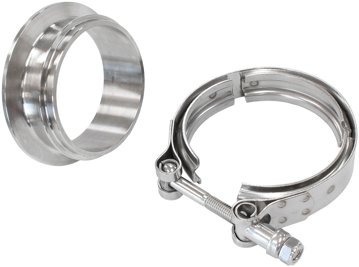 Boosted Turbine Outlet4.00" O.D Stainless SteelV-Band Kit  Suit Boosted 6270,7170,6782,7282 & 7682 Dual V-Band Turbochargers