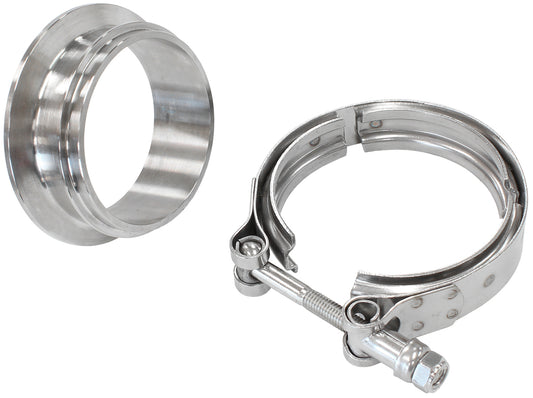 Boosted Turbine Inlet 3.62" O.D Stainless SteelV-Band Kit  Suit Boosted 7375 & 7975 Dual V-Band Turbochargers