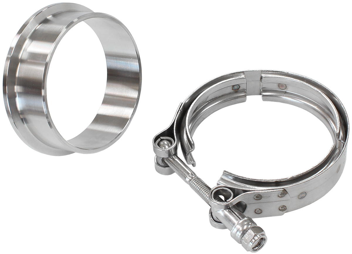 Boosted Turbine Inlet 3.62" O.D Stainless SteelV-Band Kit  Suit Boosted 7875 Dual V-Band Turbochargers