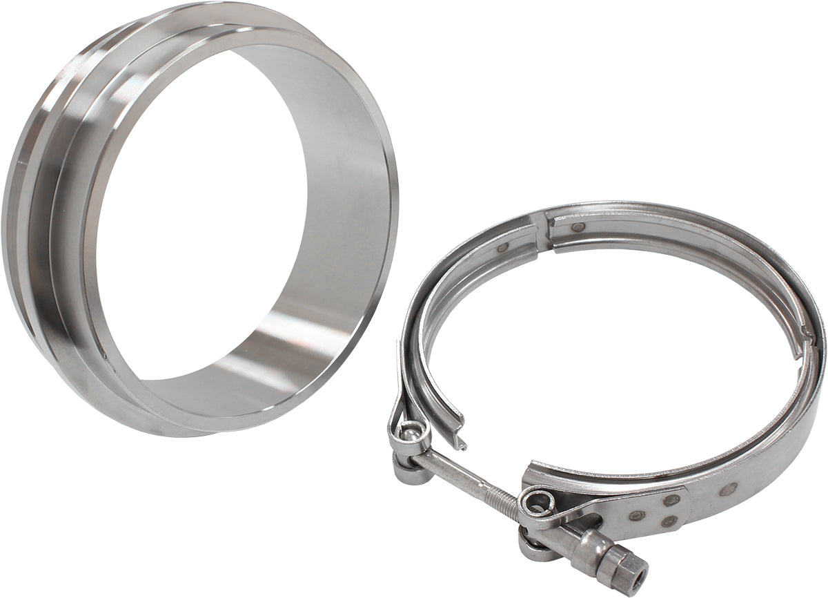 Boosted Turbine Outlet4.75" O.D Stainless SteelV-Band Kit  Suit Boosted 94102, 98102, 102102 & 106102 Dual V-Band Turbochargers