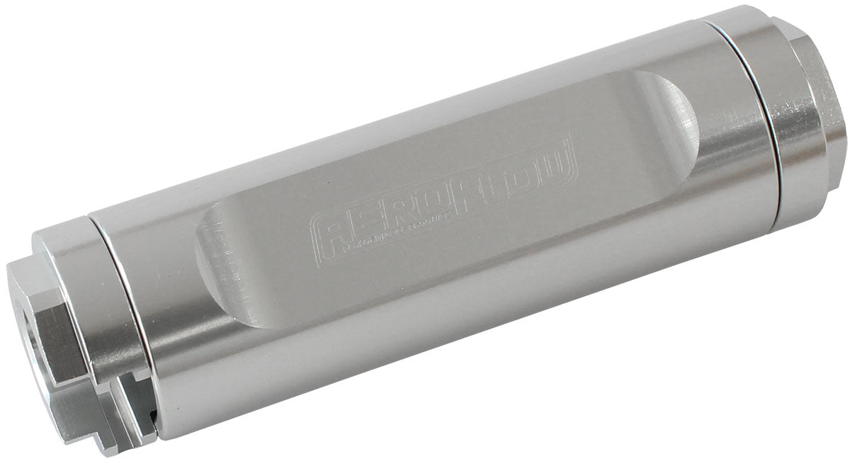 Dual Female 3/8" Push-On EFI Fuel Fitting  Silver Finish