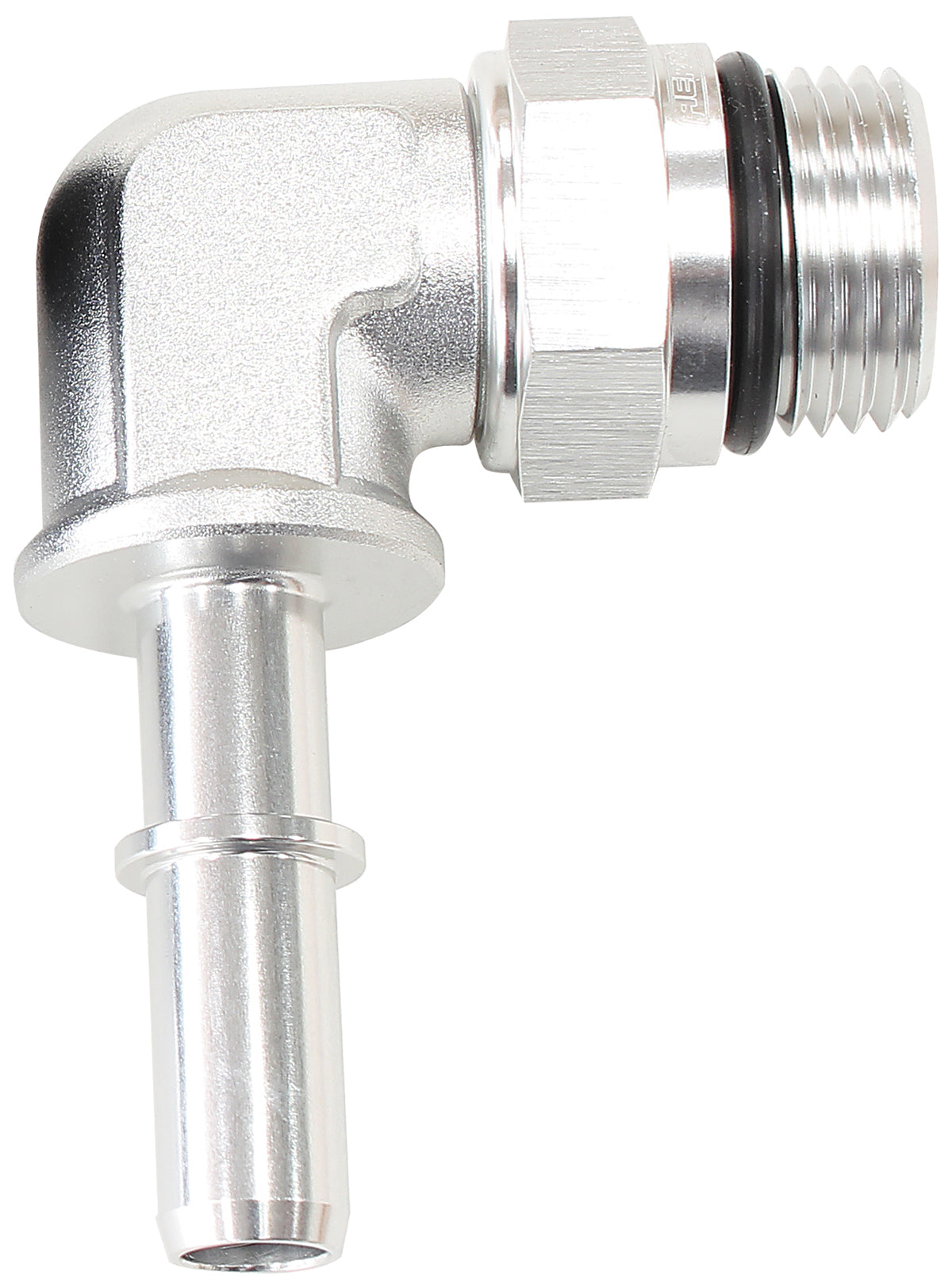 Push-On EFI Fuel Fittings - Silver  9.52mm (3/8) to -8 ORB