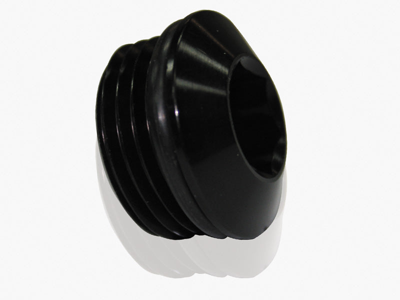 Slimline ORB Port Plug -4AN   Black Finish