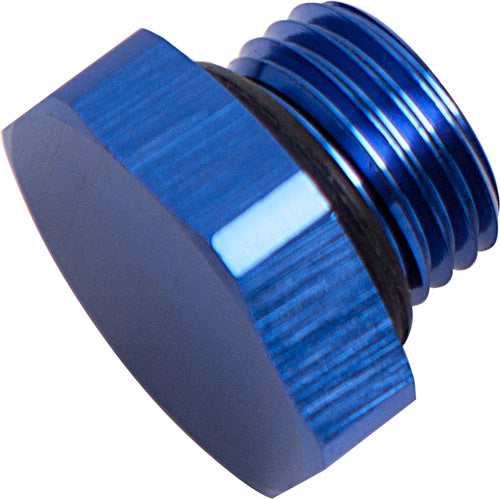 ORB Port Plug -6AN   Blue Finish