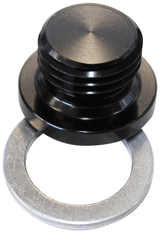 Metric Port Plug M10 x 1.25   Black Finish.