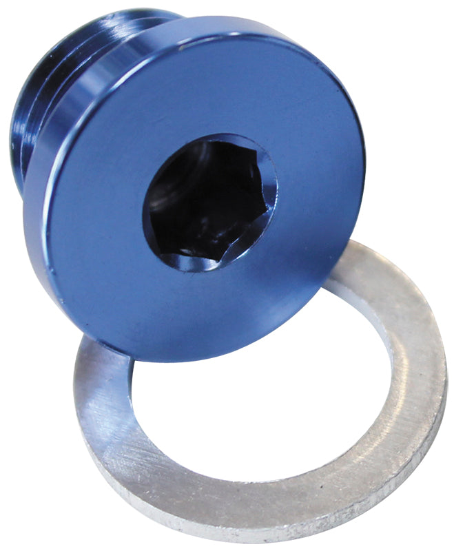 Metric Port Plug M14 x 1.5   Blue Finish.