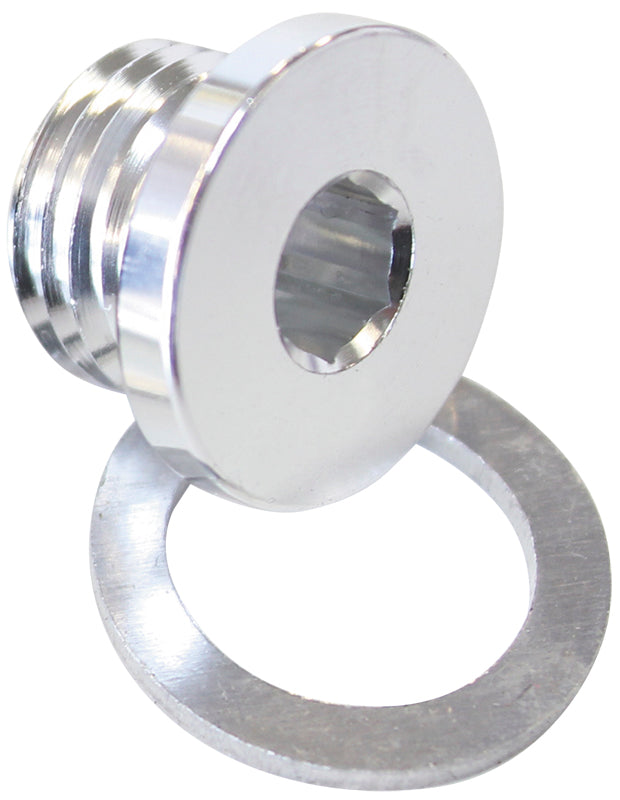 Metric Port Plug M18 x 1.5   Silver Finish.