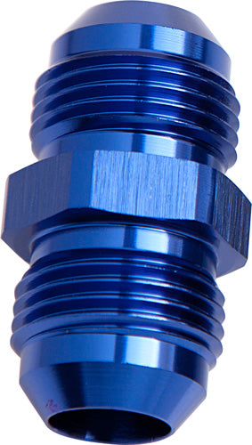 Male Flare Union -4AN   Blue Finish
