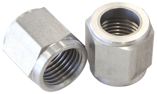 -3AN to 3/16" Stainless Steel Tube Nut  Sold As A Pair. Suits Aeroflow, Moroso &Russell Tubing