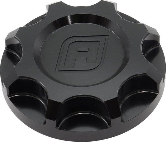 Aeroflow Billet Oil Cap - Black Finish  Ford Falcon Barra Inline 6 Cylinder