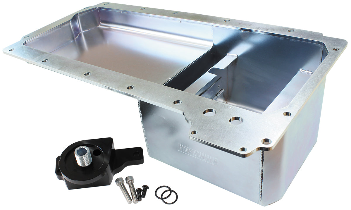 Fabricated LS Rear Sump Conversion Oil Pan   Suit Holden HQ-WB With Oil Filter