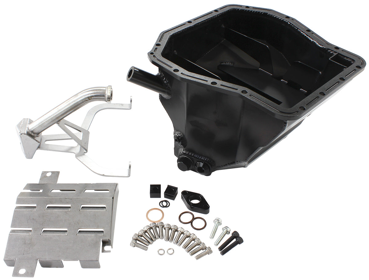 Fabricated Race Oil Pan suit Subaru WRX/STi EJ20, EJ25  5.75L Capacity with Baffle, Mounting Hardware & Oil Pickup