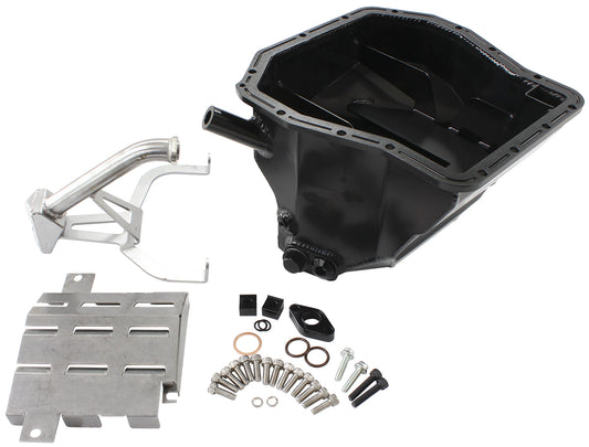 Fabricated Race Oil Pan suit Subaru WRX/STi EJ20, EJ25  5.75L Capacity with Baffle, Mounting Hardware & Oil Pickup