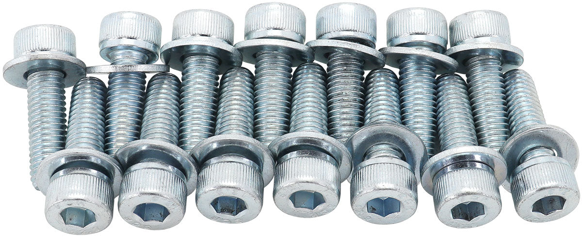GM 4L60 Transmission Oil Pan Bolt Kit   M6 Steel Bolts, Pack of 16.