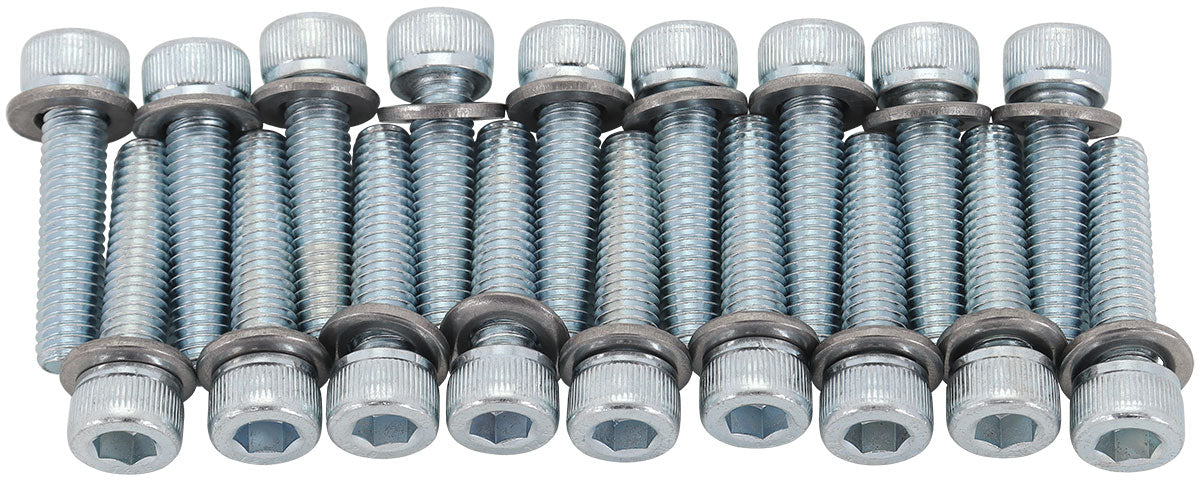 GM 6L80 Transmission Oil Pan Bolt Kit   M6 Steel Bolts, Pack of 16.