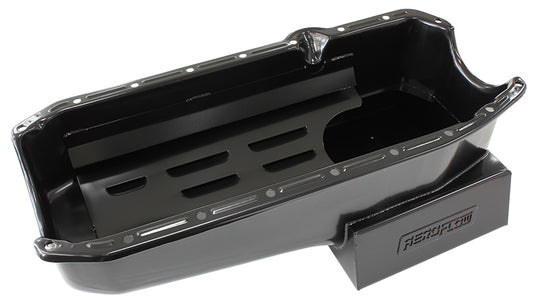 6.5L Capacity Super Oil Pan, Right Hand Dipstick Fits Holden HQ-WB with S/B Chev 289-350, 2-Piece Rear Main