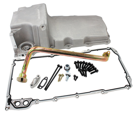 GM LS Cast Aluminium Conversion Rear Sump Oil Pan   Suit GM LS Series, 5.85 Litre Capacity