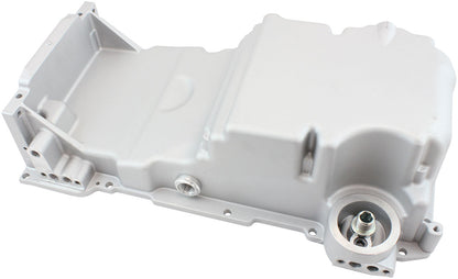 Aeroflow GM LS Cast Aluminium Standard Replacement Front Sump Oil Pan   Suit GM LS Series, Holden Commodore VZ OEM Style