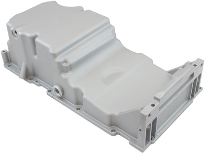 Aeroflow GM LS Cast Aluminium Standard Replacement Front Sump Oil Pan   Suit GM LS Series, Holden Commodore VZ OEM Style