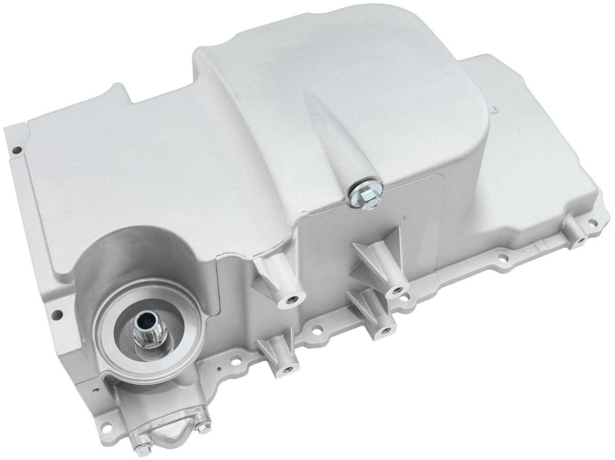 Aeroflow GM LS Cast Aluminium Standard Replacement Rear Sump Oil Pan   Suit GM LS Series, Holden Commodore VE and VF OEM Style