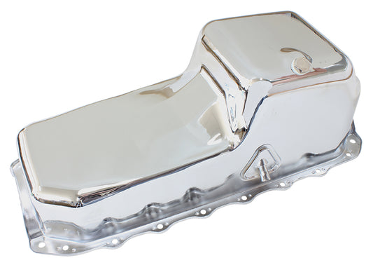 Holden Standard Replacement Oil Pan, Chrome Finish  Suit Holden HQ-WB & Torana LH-UC With Holden 253, 304, 308 with 5.0L Capacity
