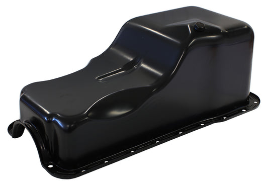 Ford Windsor Standard Replacement Oil Pan, Black Finish  Suit Small Block Ford 289 to 302 Windsor Front Sump, 5.0L Capacity