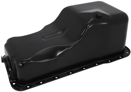 Ford 351 Windsor Standard Replacement Oil Pan, Black Finish   Suit Small Block Ford 351 Windsor Front Sump, 5.8L Capacity