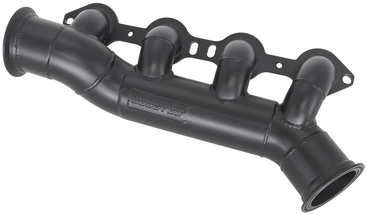 GM LS Passenger Side Single Turbo Manifold  3" V-Bands, Suits GM LS Cross Over Turbo Manifold