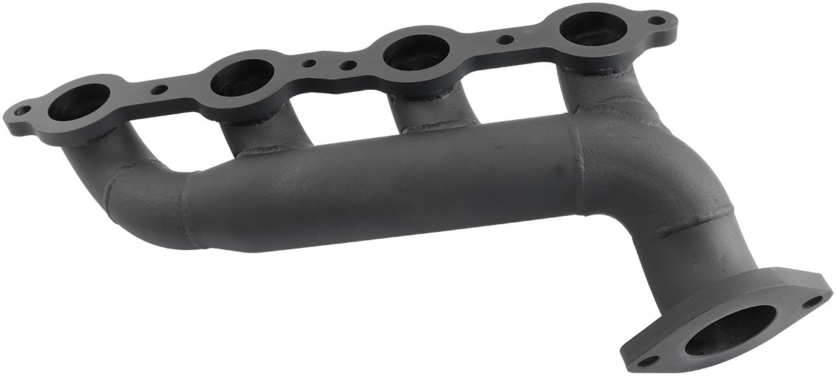 GM LS Driver Side Single Turbo Manifold  3.5" V-Band, Suits GM LS Cross Over Turbo Manifold