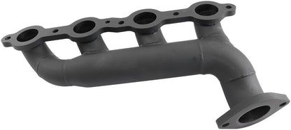 GM LS Driver Side Single Turbo Manifold  3.5" V-Band, Suits GM LS Cross Over Turbo Manifold