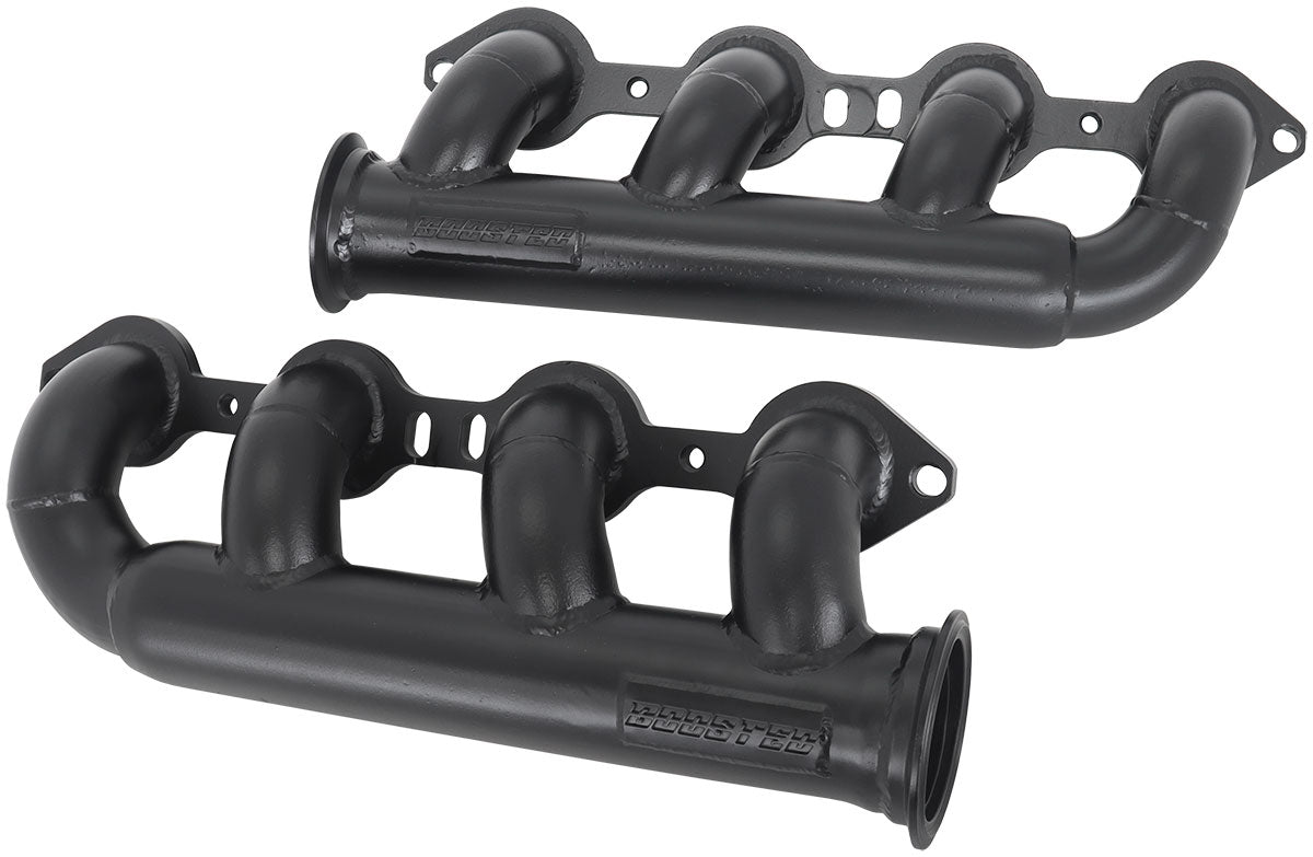GM LS Twin Turbo Manifolds   Forward Facing 2.5"V-Bands, Sold As a Pair