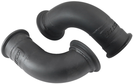 GM LS Twin Turbo Turn Up Adapter Manifolds   2.5" V-Bands and AF8080-1016 Flange, Sold As a Pair