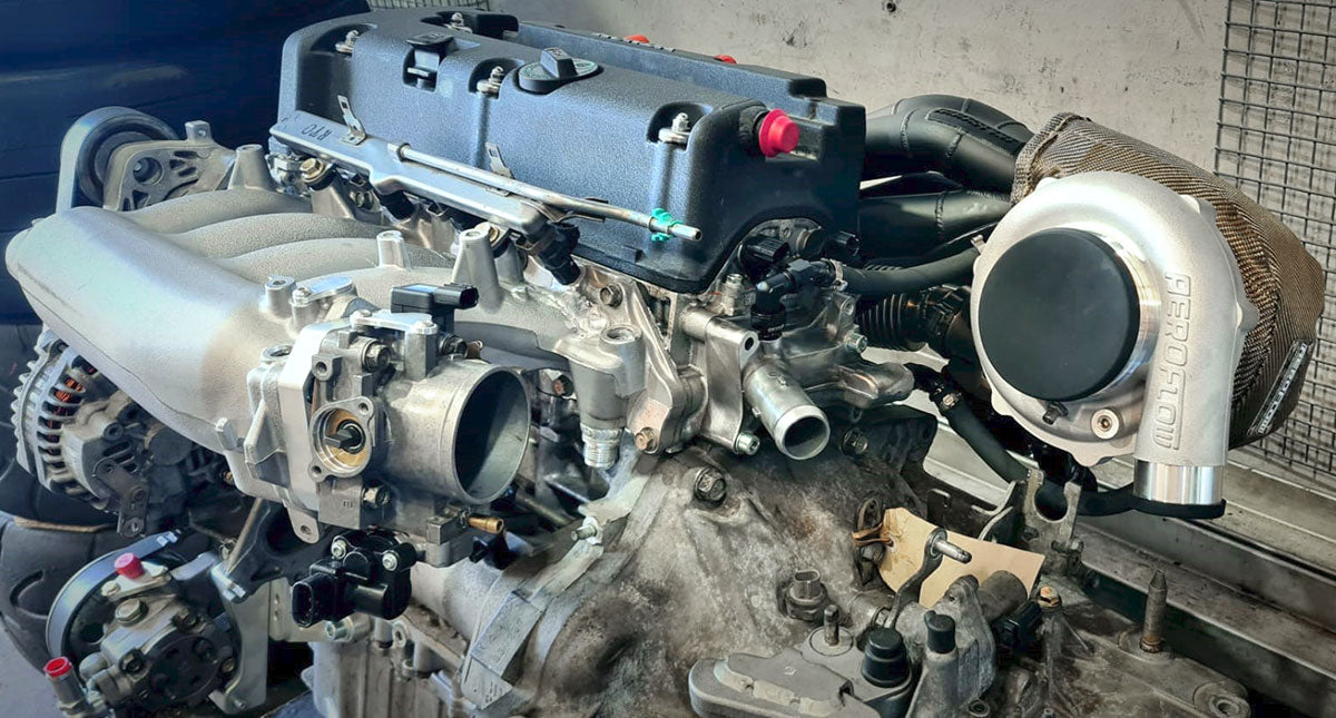 Honda K20/K24 V-Band Turbo Manifold   Suits Boosted AF8080-1016 V-Band Flange, Fits Boosted 4849 up to 6862, fits 44mm External Wastegate
