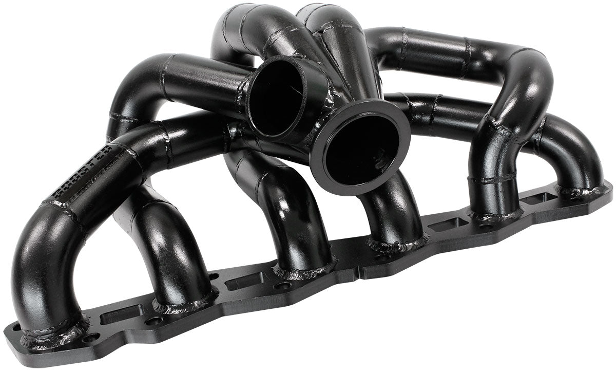 Nissan RB30 V-Band Turbo Manifold   Suits High Mount GT30-GT35 Turbo, with 50mm External Wastegate Flange