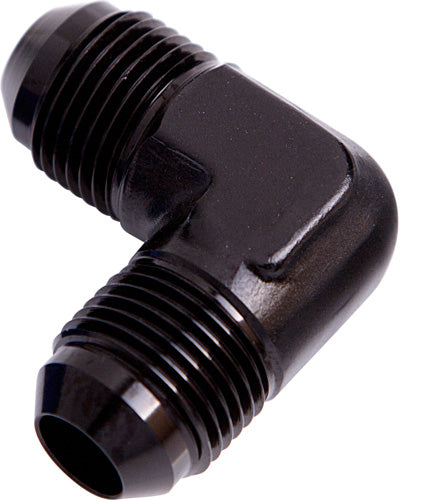 90° Male Flare Union -3AN   Black Finish